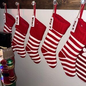 ISO:: looking for red and White Striped Christmas Stockings